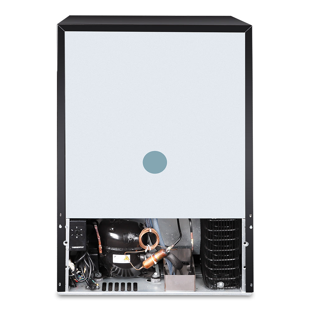 Husky 122L Single Door Homebar Drinks Chiller in Black