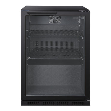 Husky 122L Single Door Homebar Drinks Chiller in Black