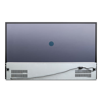 Husky 280L Eco Triple Door Back Bar Drinks Chiller in Black