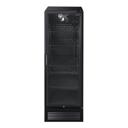 Husky 435L Single Door Homebar Drinks Chiller in Black