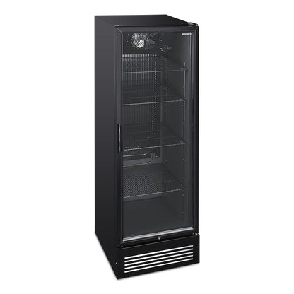 Husky 435L Single Door Homebar Drinks Chiller in Black
