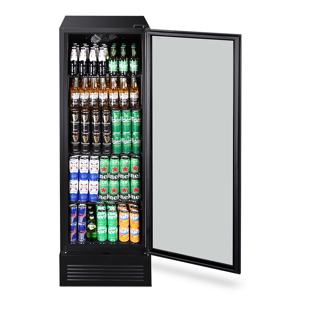 Husky 435L Single Door Homebar Drinks Chiller in Black
