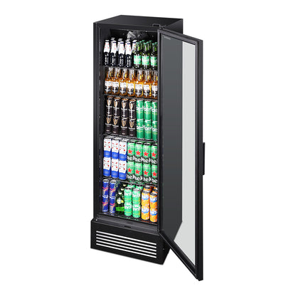 Husky 435L Single Door Homebar Drinks Chiller in Black