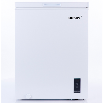 Husky 142L Solid Door Hybrid Chest Fridge/Freezer in White (HUS-142CHE.1)