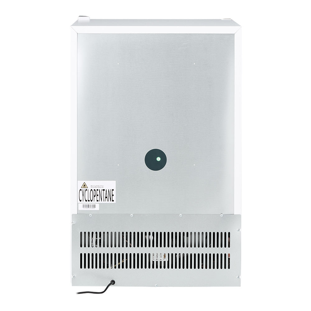 Husky 130L Indoor Bar Fridge With Anti-Condensation Glass Door in White