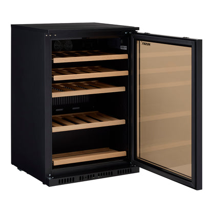 Husky Alfresco Single Zone Anti Condensation Wine Fridge in Black