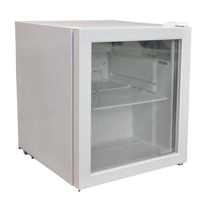 Husky 48L Mini Glass Door Bar Fridge in White