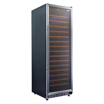 Husky Vino Pro 450L Single Zone Freestanding Wine Fridge in S/Steel Door Trim (HUS-WC168S-ZY)