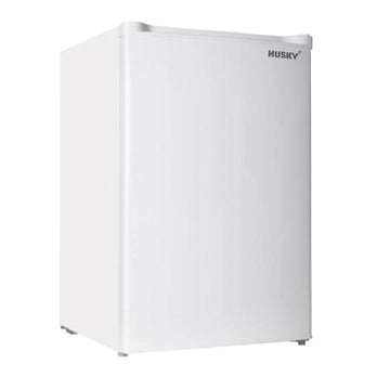 Husky 92L Solid Door Bar Freezer Under Counter Compact In White (HUS-92BFWH.1)