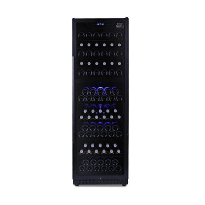 Husky Riserva 450L Dual Zone Freestanding Wine Fridge in Matte Black (HUSWS168DMBZY)