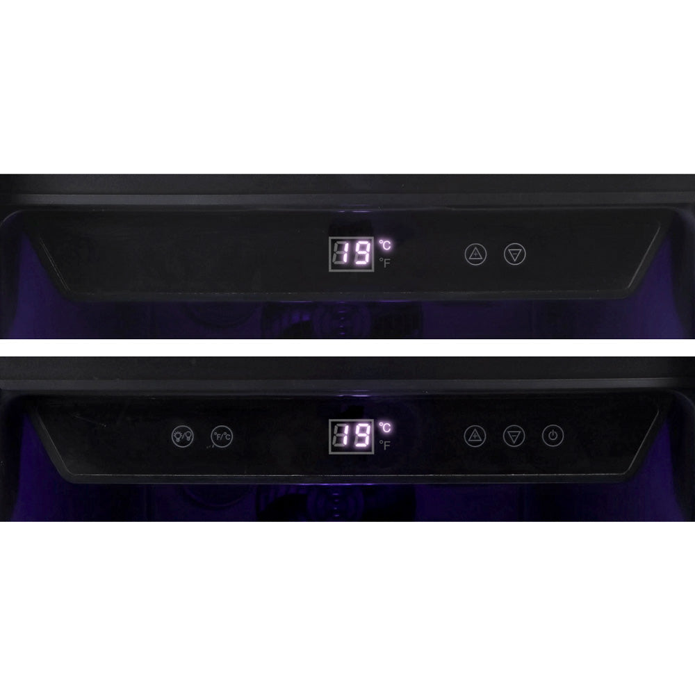 Husky Riserva Double Door Wine Fridge & Drinks Chiller in Matte Black (HUSWS66MBZY)