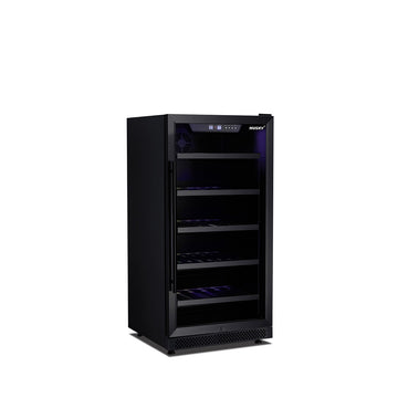 Husky Riserva 240L Dual Zone Freestanding Wine Fridge in Matt Black (HUSWS72DMBZY)