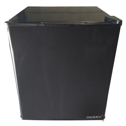 Husky 43L Mini Solid Door Bar Fridge in Black
