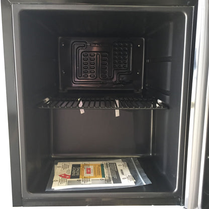 Husky 43L Mini Solid Door Bar Fridge in Black